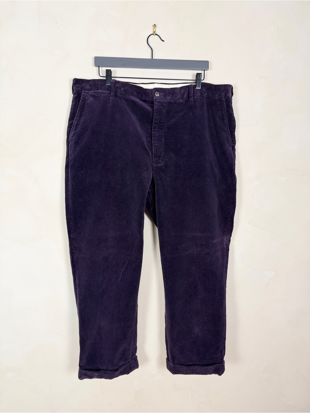 Vintage Polo Ralph Lauren Corduroy Pants Tagged 40x32 hemmd see desc Purple Plum